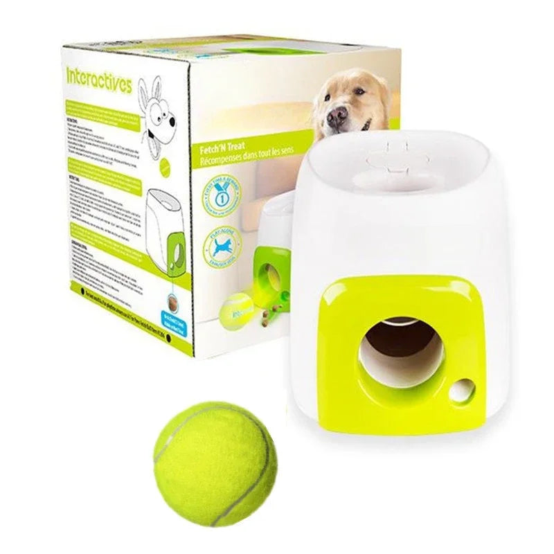 Dog Automatic Tennis Training and Reward Machine
