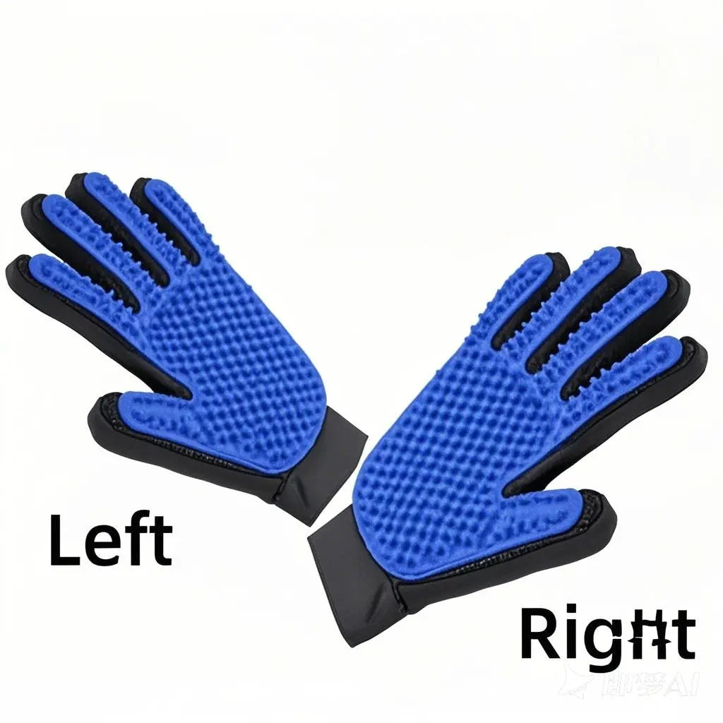 Pet Hair Glove Comb – Grooming and Deshedding Brush for Dogs & Cats