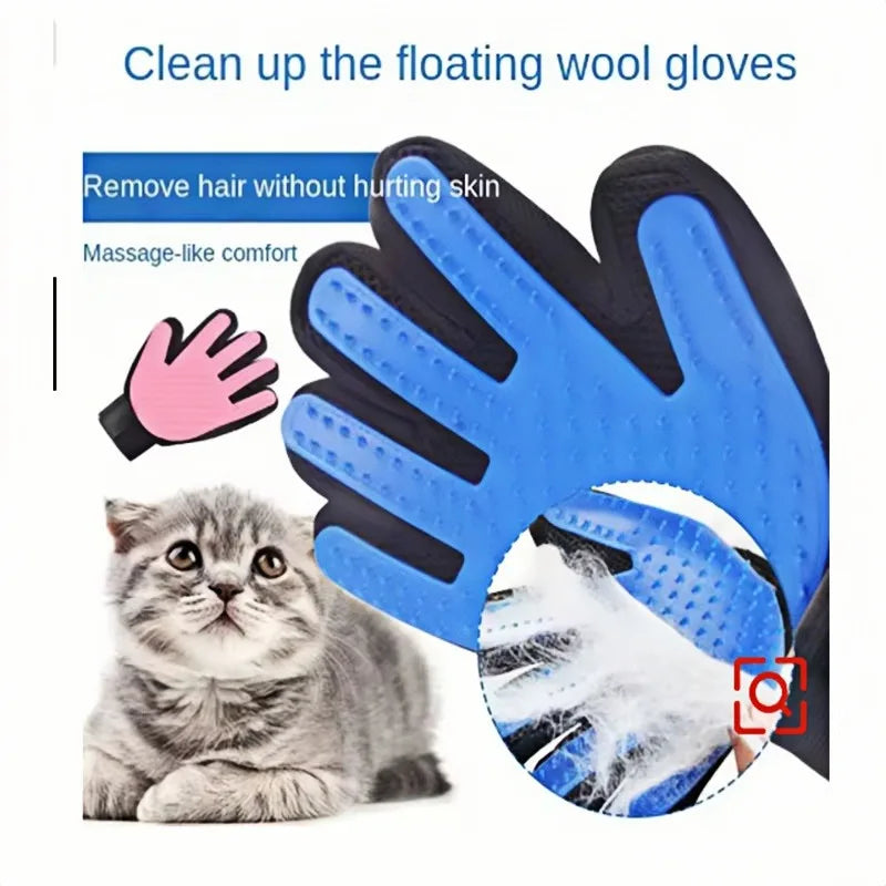 Pet Hair Glove Comb – Grooming and Deshedding Brush for Dogs & Cats