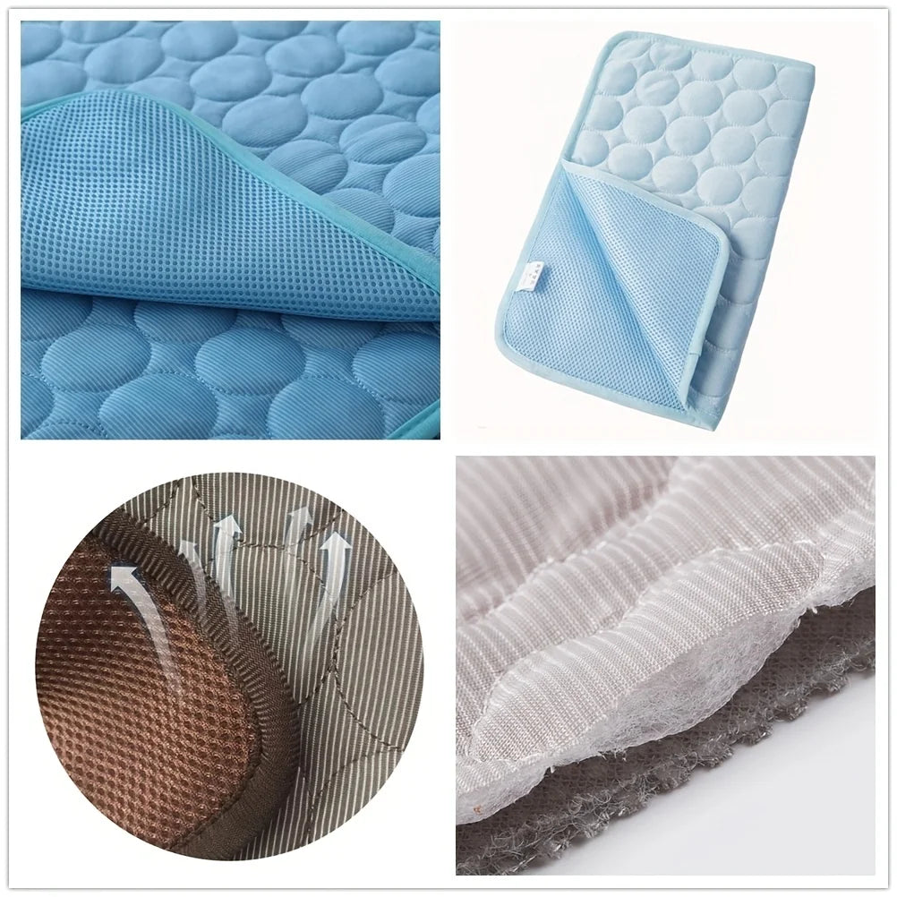 Dog Cooling Mat – Extra Large Summer Pet Bed for Dogs & Cats