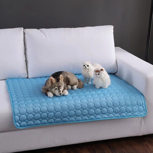 Dog Cooling Mat – Extra Large Summer Pet Bed for Dogs & Cats