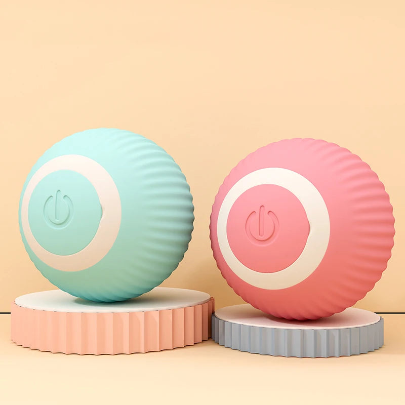 Automatic Moving Cat Toy – Interactive Rechargeable Rolling Ball