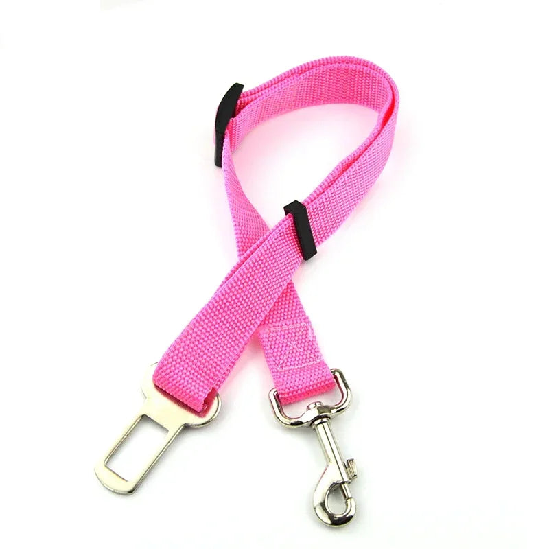Adjustable Pet Car Seat Belt – Safety Harness for Dogs & Cats