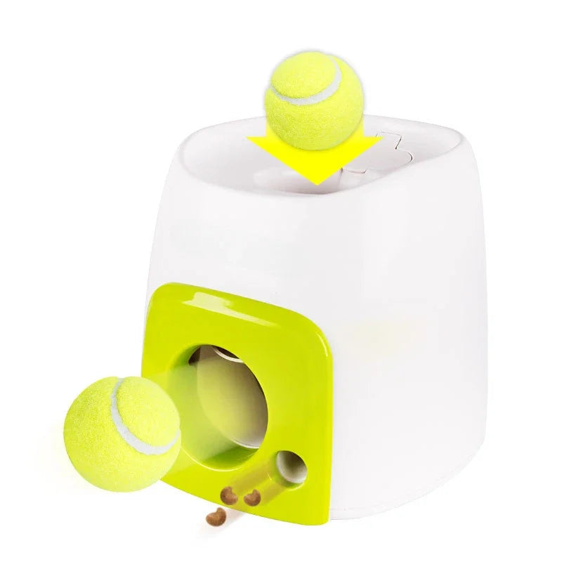 Dog Automatic Tennis Training and Reward Machine