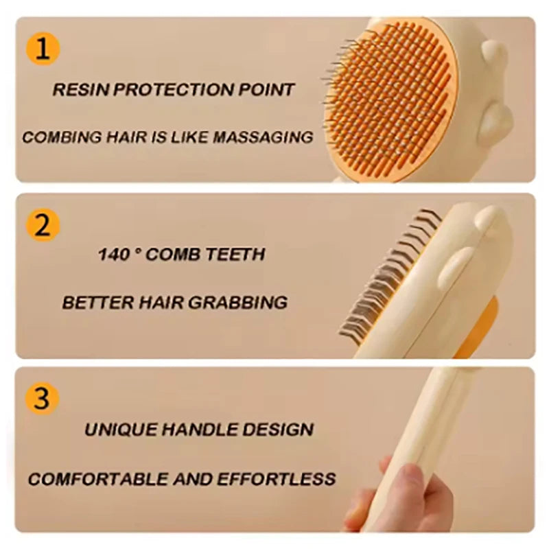 Pet grooming needle brush magic massage comb