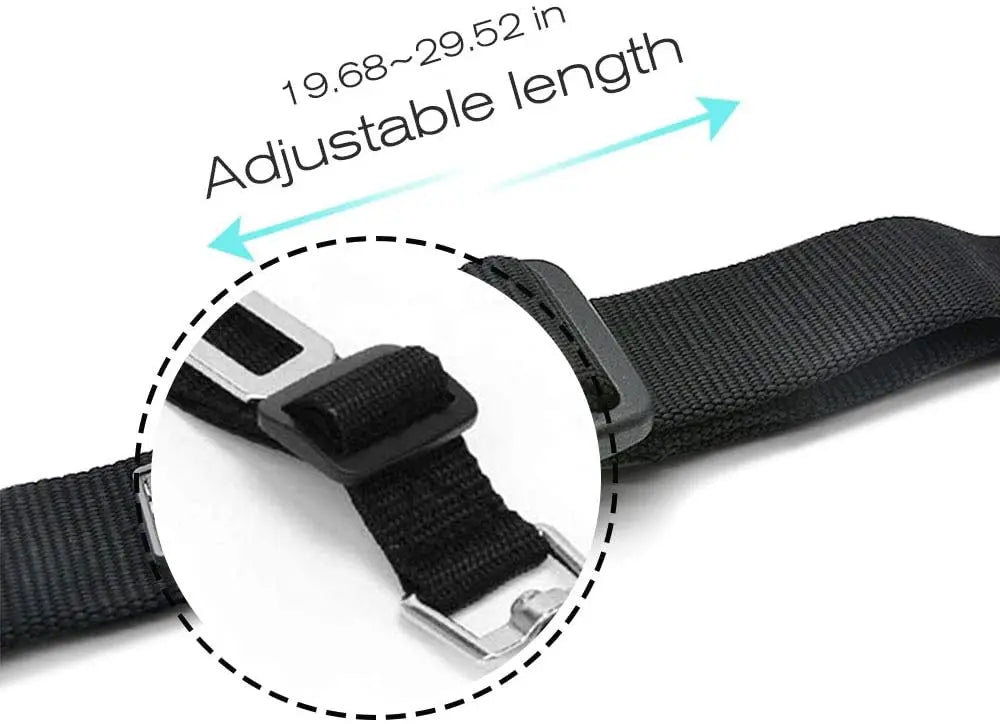 Adjustable Pet Car Seat Belt – Safety Harness for Dogs & Cats