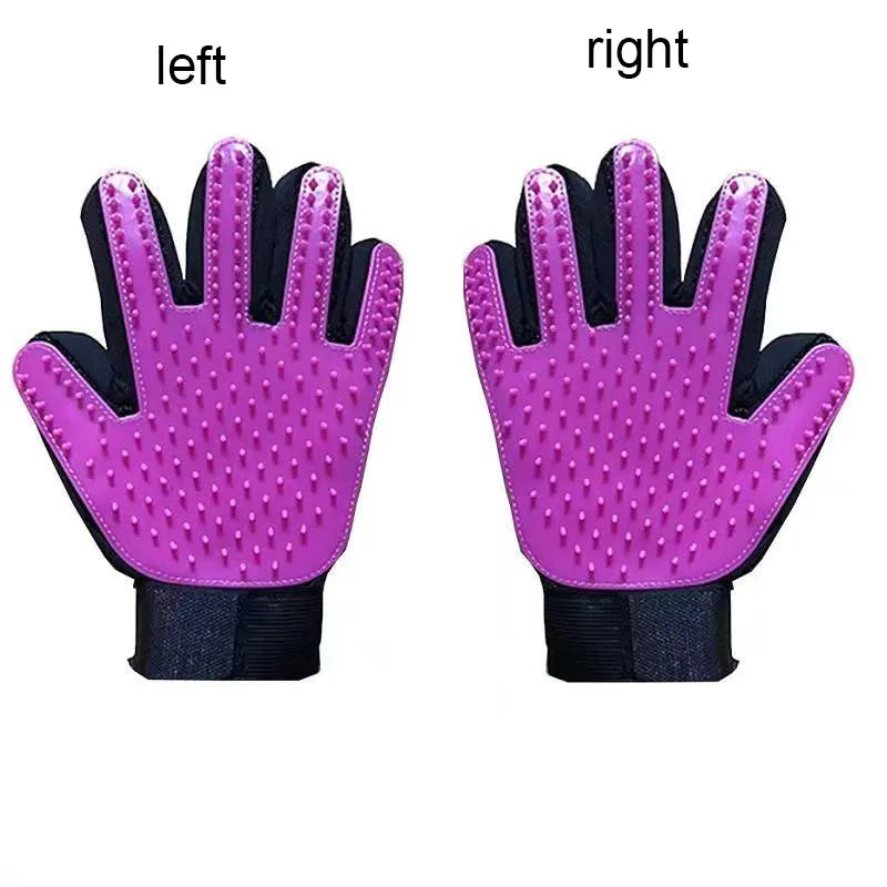 Pet Hair Glove Comb – Grooming and Deshedding Brush for Dogs & Cats