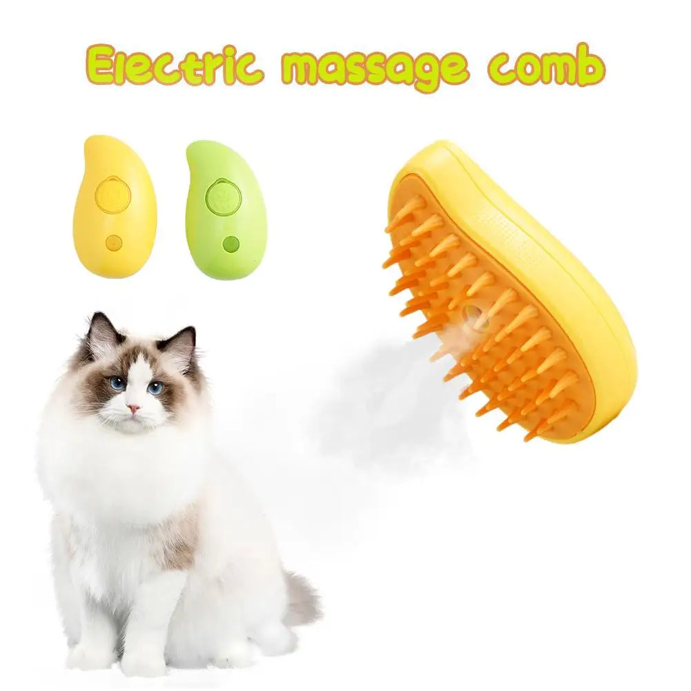 New Mango Pet Comb – Electric Spray Brush & Massage Comb