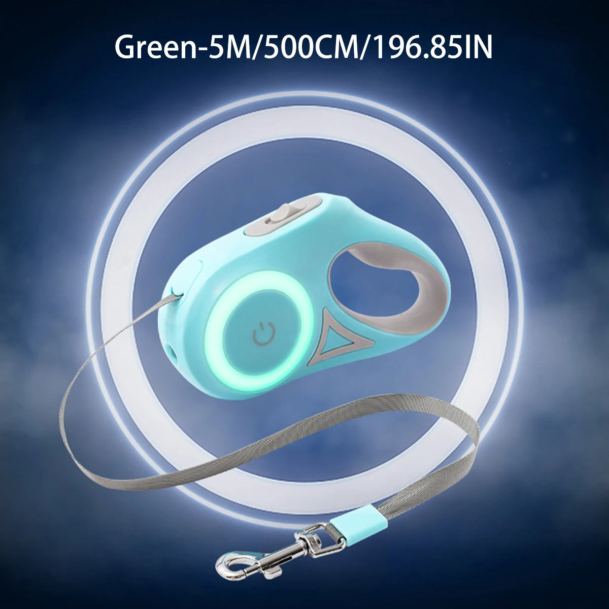 Fully Automatic Retractable Dog Leash with LED Lighting