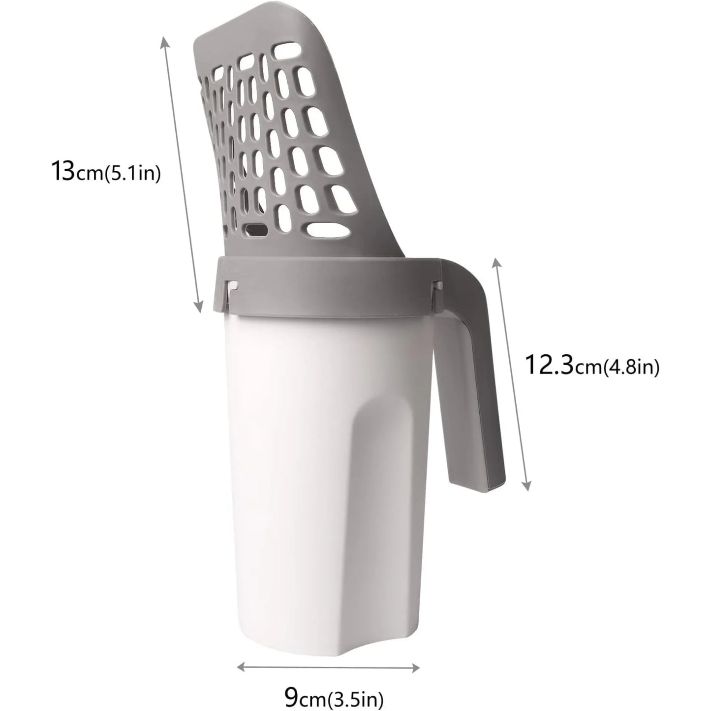 Cat Litter Scoop Shovel with Refill Bag Holder