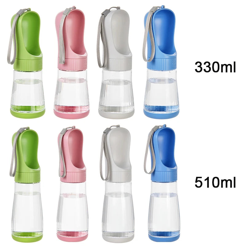 Portable 2-in-1 Dog Water Bottle & Food Dispenser