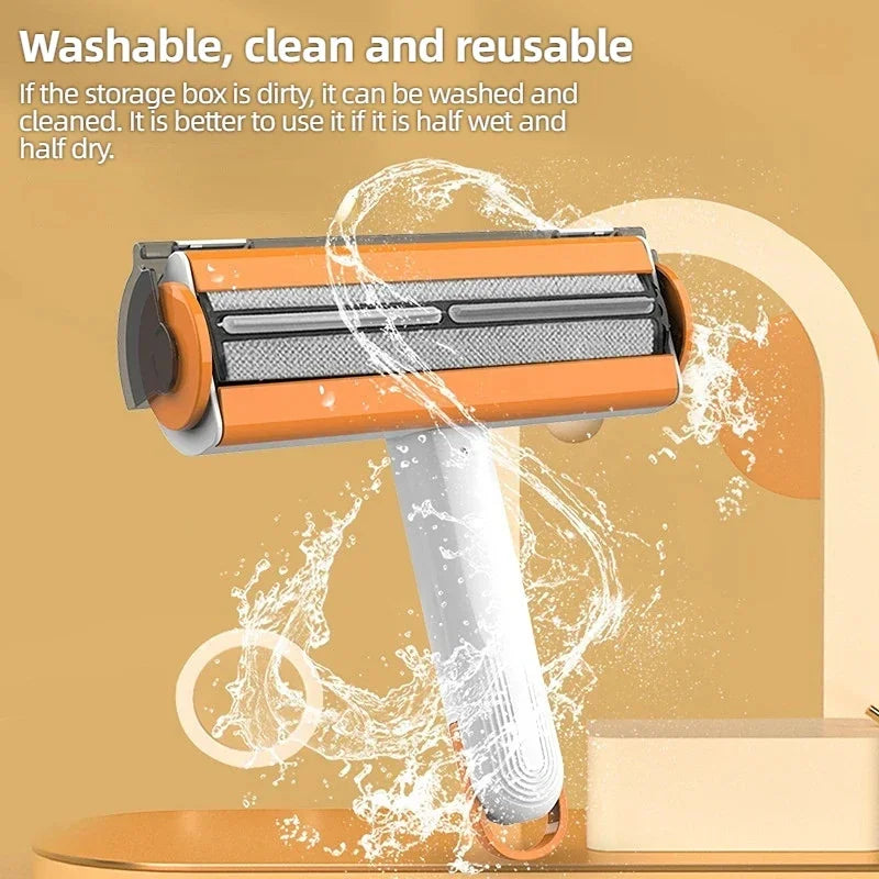 Multifunctional Pet Hair Removal Roller – Washable & Reusable