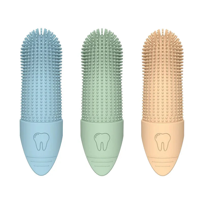 Super Soft 360° Pet Finger Toothbrush – Dog & Cat Dental Care