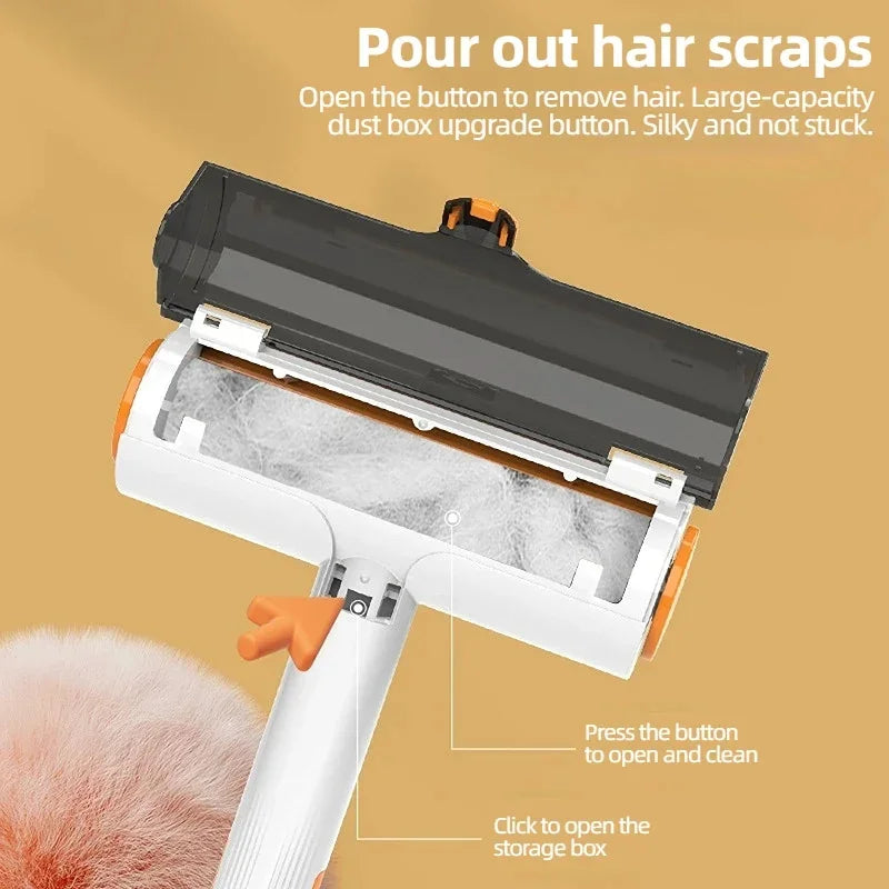 Multifunctional Pet Hair Removal Roller – Washable & Reusable