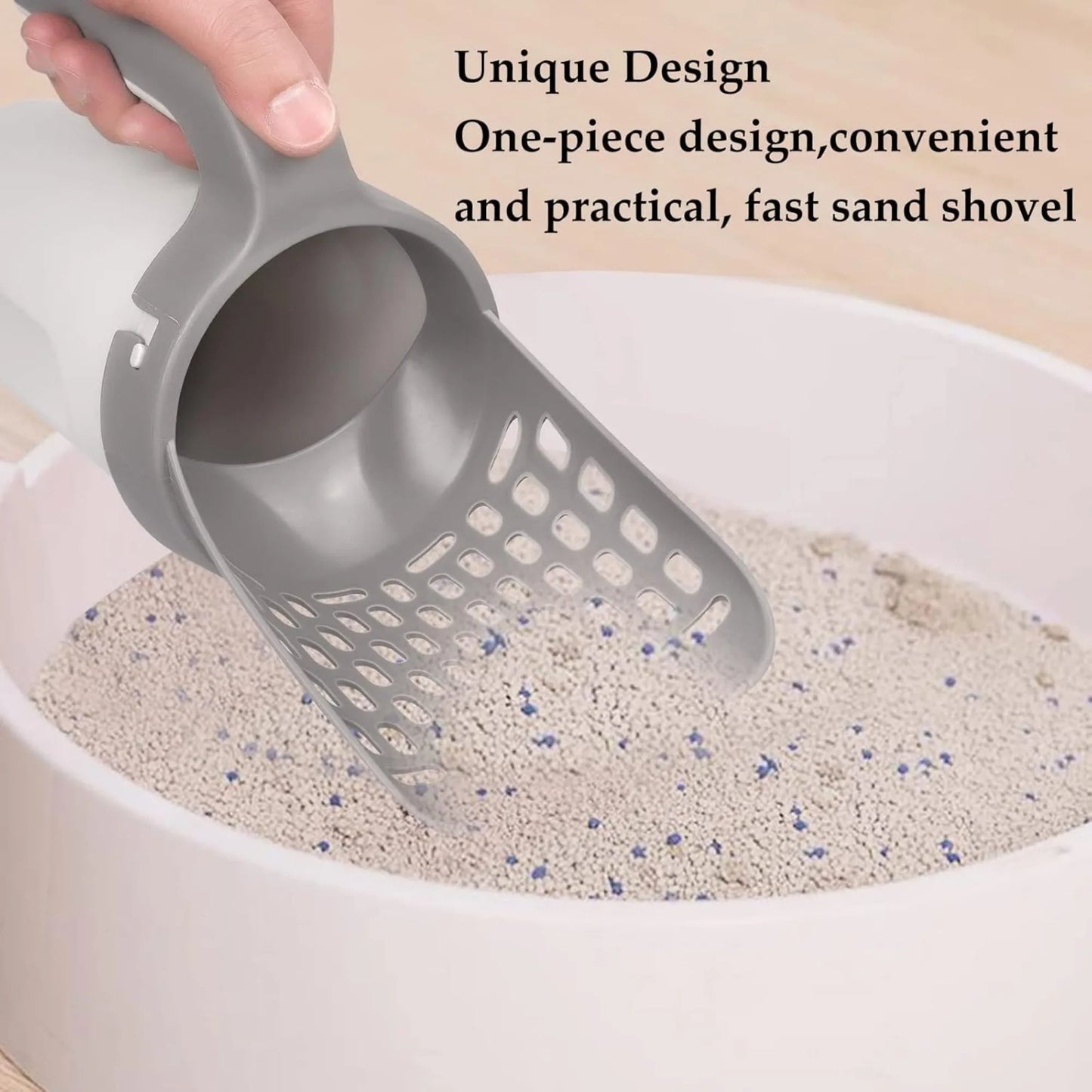 Cat Litter Scoop Shovel with Refill Bag Holder