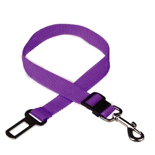 Adjustable Pet Car Seat Belt – Safety Harness for Dogs & Cats