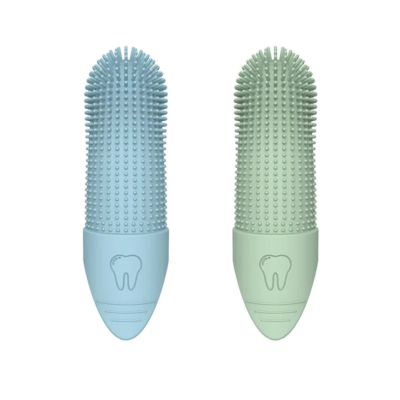 Super Soft 360° Pet Finger Toothbrush – Dog & Cat Dental Care