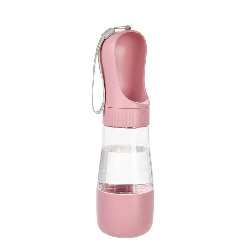 Portable 2-in-1 Dog Water Bottle & Food Dispenser