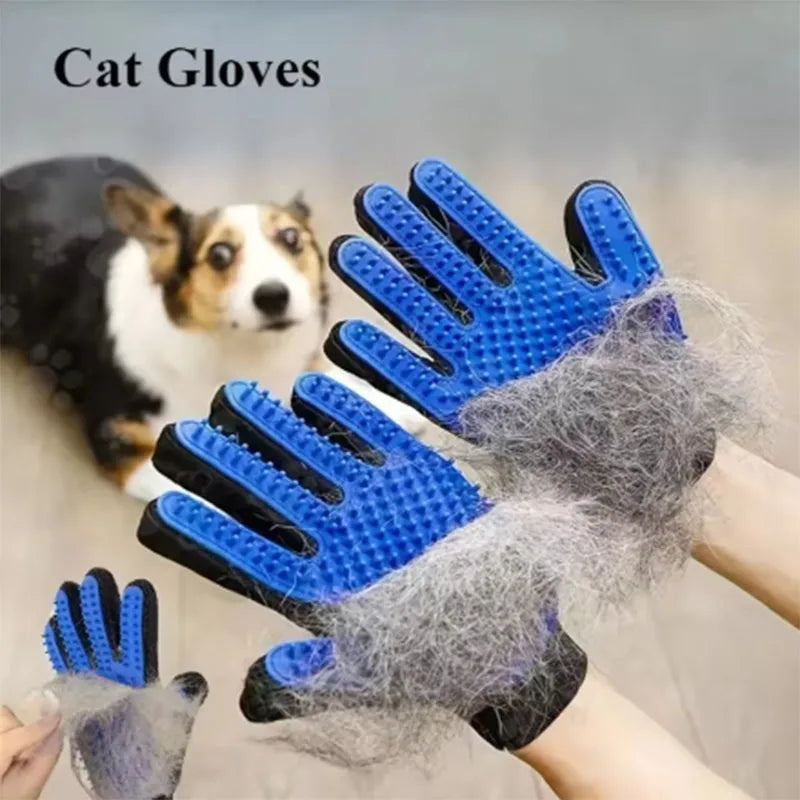 Pet Hair Glove Comb – Grooming and Deshedding Brush for Dogs & Cats