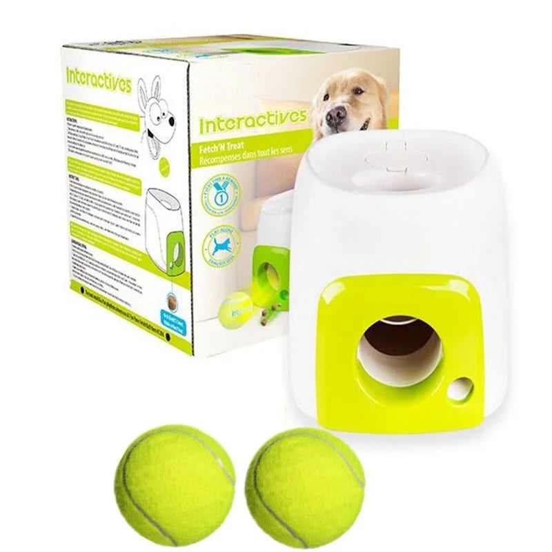 Dog Automatic Tennis Training and Reward Machine